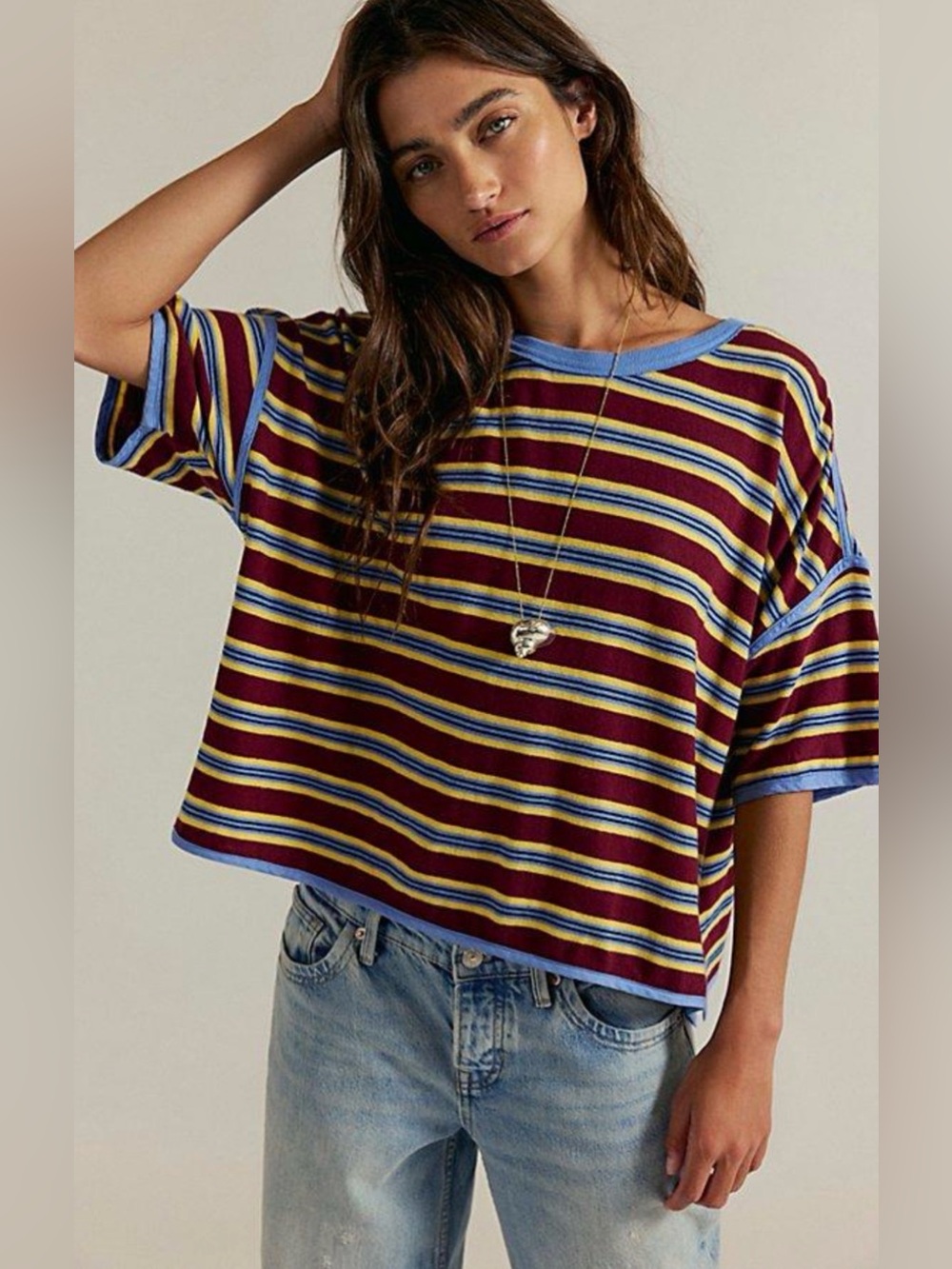 WE THE FREE 👀 Rugby Oversized Tee